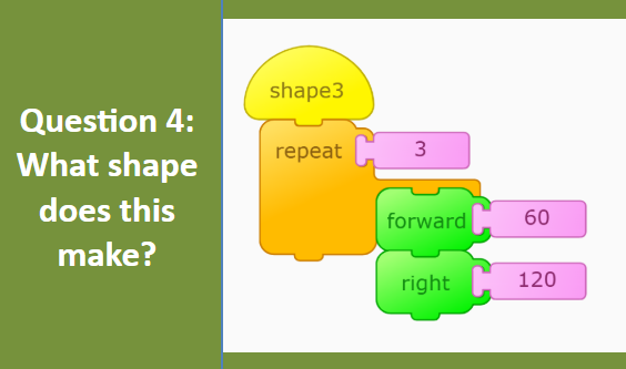 Question 4: What shape does this make?