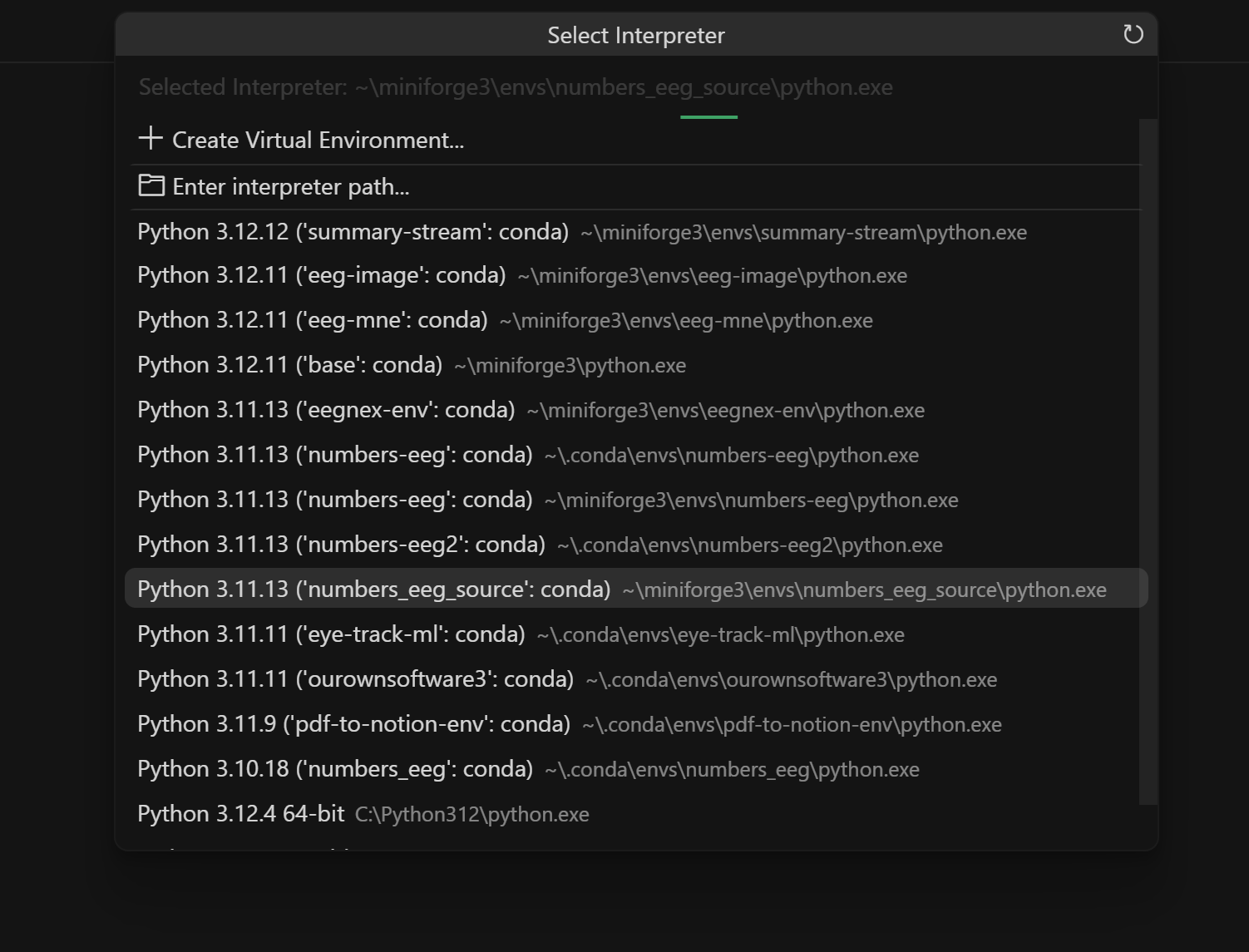 Interpreter dropdown with numbers_eeg_source