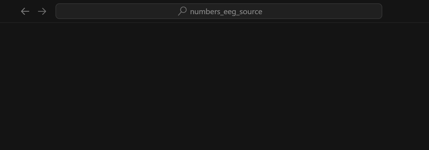 numbers_eeg_source environment selected
